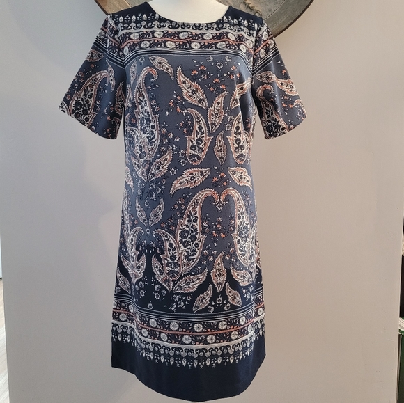 Abercrombie & Fitch Dresses & Skirts - Abercrombie and Fitch | Blue and Pink Paisley Print Dress